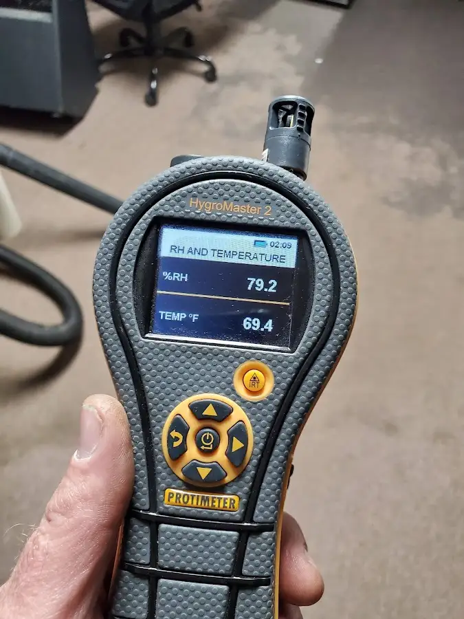 Moisture meter humidity assessment for Fire & Smoke Damage Restoration in Jessup